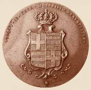 Medaglia in bronzo del Gran Maestro Giovan Battista Tommasi coniata dalla Zecca nel 1933 e conservata nel Medagliere della Biblioteca Apostolica Vaticana